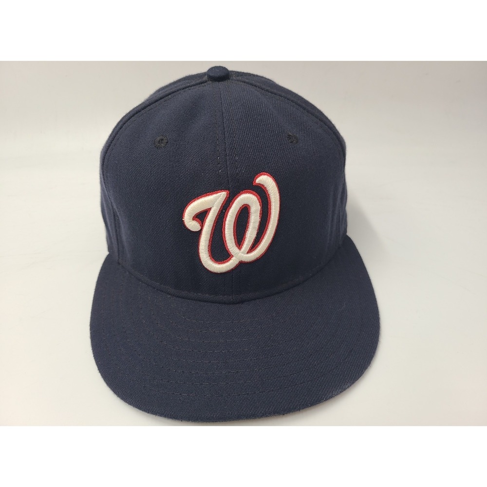 Washington Nationals New Era 59Fifty Fitted 7 3/4 Hat Cap Polyester MLB Baseball